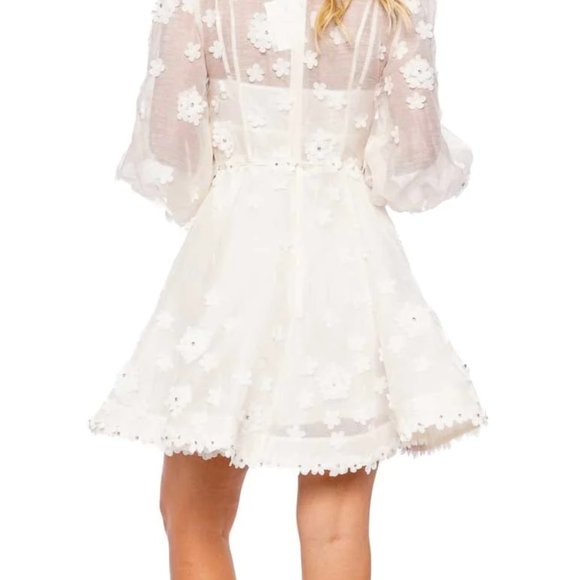 Matchmaker Lift Off Mini Ivory Dress (NEW WITH TAGS!) - Zimmerman 1 Sizing - Picture 3 of 4